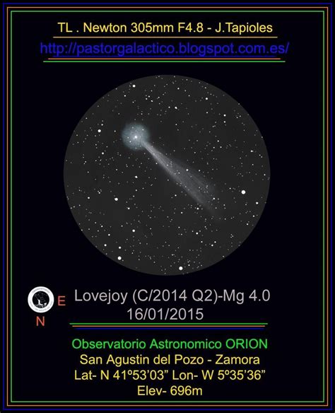 Comet C2014 Q2 Lovejoy Astronomy Sketch Of The Day