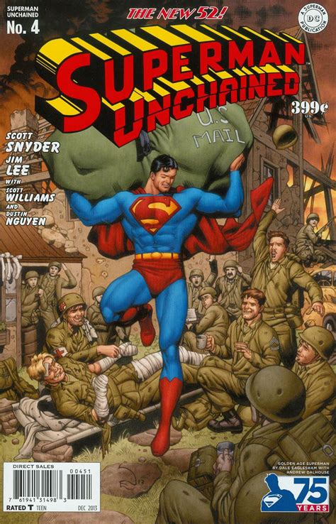 Superman Unchained 4 Cover F Incentive 75th Anniversary Golden Age