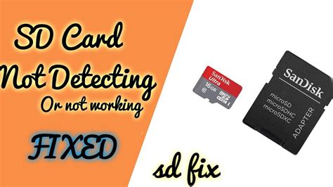 Fix sd card unrecognized when it is not showing up in mobile phone or pc by free micro sd card recovery software to recover image video from an unrecognized undetected micro sd tf my micro sd card cannot be detected on mobile phone and computer, but it still contains lots of important files. sd card not detected android - YouTube