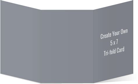 Customize the design with your own photos and choose from a wide selection of templates. Create Your Own 5x7 Tri-fold Card | Create Your Own Templates