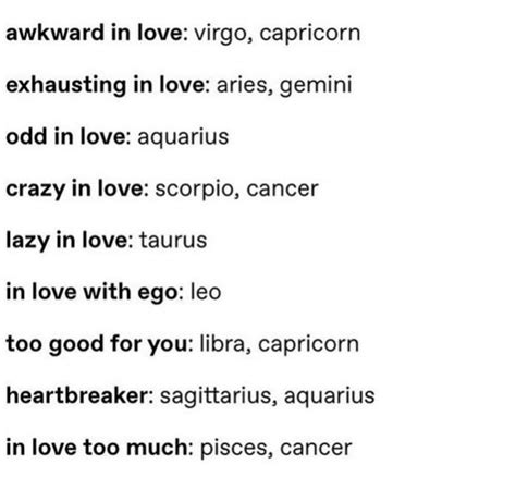 Zodiac Signs When They Are In Love Gemini And Sagittarius Capricorn
