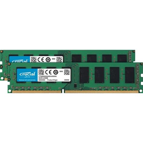 Crucial Ram Module 16 Gb 2 X 8 Gb Ddr3l Sdram 1600 Mhz Ddr3l 1600