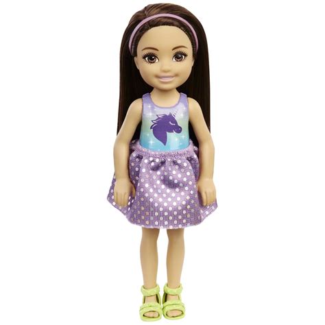 Buy Barbie Chelsea Doll Small Doll With Long Straight Black Hair