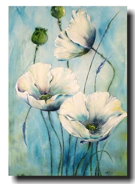 Beautiful Flower Paintings Acrylic Flower Painting Abstract Flower