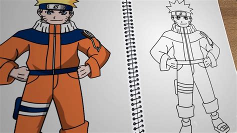 C Mo Dibujar Naruto Cuerpo Entero Paso A Paso F Cil Y R Pido Ocuk