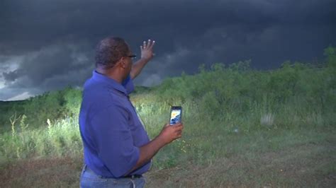 Abc13 Meteorologists David Tillman And Collin Myers Storm Chase In