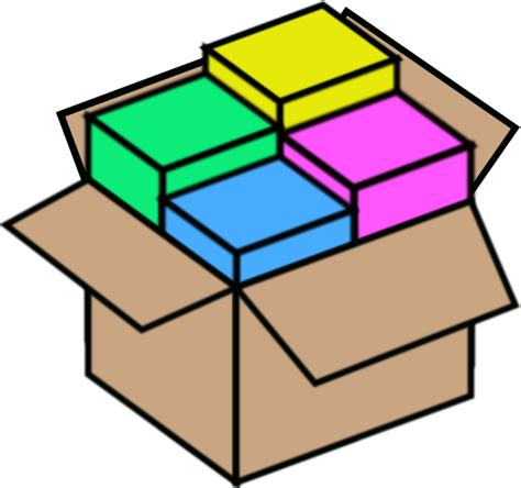 Svgdesigns.com also has a large collection of free svg designs. Box Package Bundle Clip Art at Clker.com - vector clip art ...