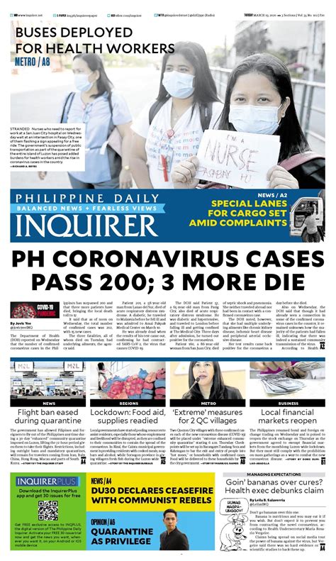 Philippine Daily Inquirer Offers Its Electronic Version For Free