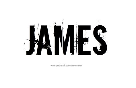 James Name Tattoo Designs Name Tattoo Designs Names Name Tattoos