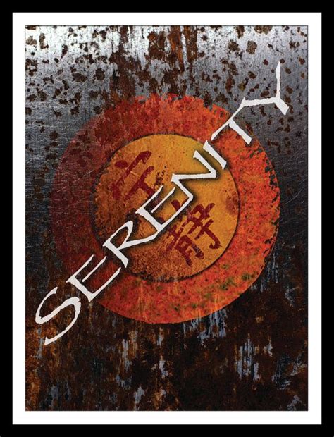 Serenity Logo Firefly Serenity Inspired Movie Art Poster
