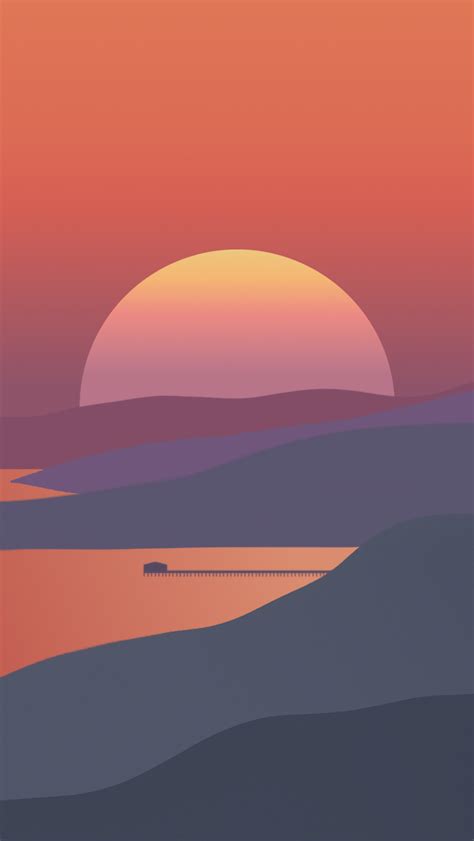 640x1136 Resolution Gradient Artistic Sunset 4k Iphone 55c5sse Ipod