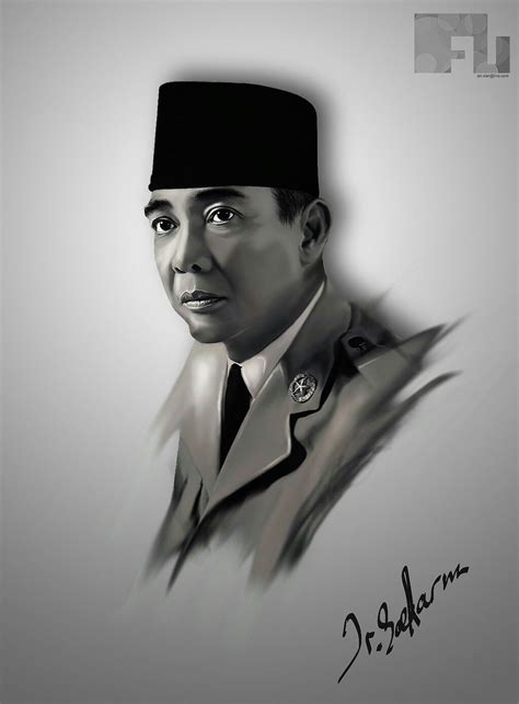 Sketsa Gambar Soekarno Image Sites