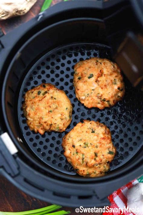 Air Fryer Salmon Cakes Video Sweet And Savory Meals