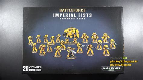 Pluckeys Gm World Warhammer 40000 Battle Force Imperial Fists