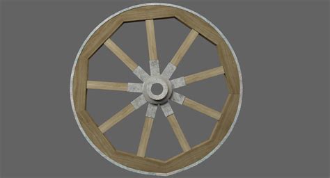 3d Model Wagon Wheel 1144113 Turbosquid