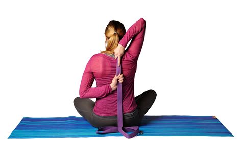 Yoga Strap Open Your Shoulders In Gomukhasana Hugger Mugger