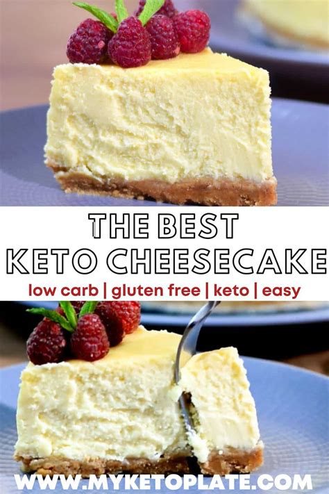 The Best Keto Cheesecake Recipe Myketoplate