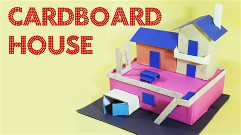 How To Make A Cardboard House For A School Project Printing Digital Art