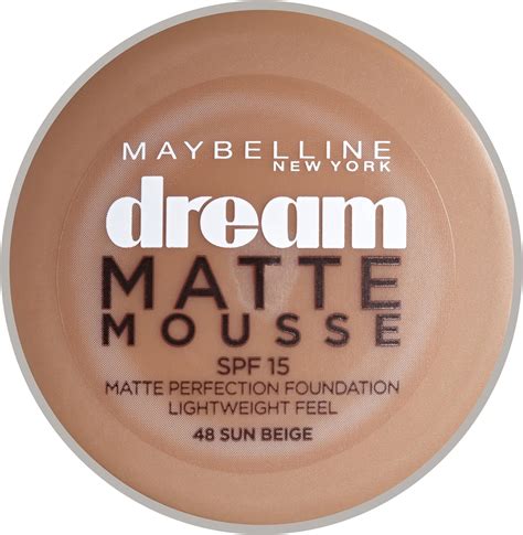 Gemey Maybelline Dream Matte Mousse Fond de Teint N48 Beige Ensoléillé