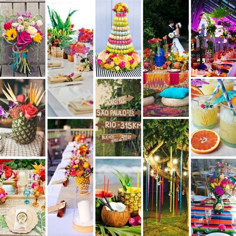 Bring The Caribbean To Your Wedding Colourful Wedding Caribbean Themed Wed Birthday Party