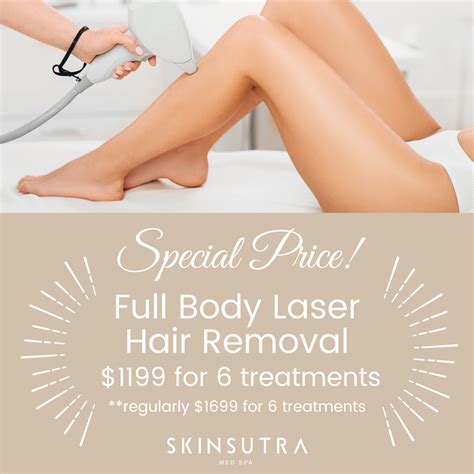 Full Body Laser Hair Removal Medical Spa Discount Beauty Deals Oakville Ontario Toronto