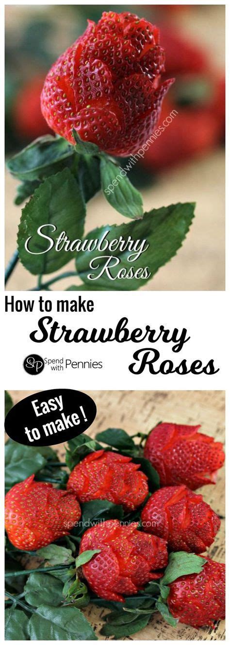 How To Make Strawberry Roses These Gorgeous Roses Are So Quick And Easy