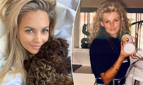 Samantha Jade Cuddles Up To Her Pup After Writing A Song About Her Late
