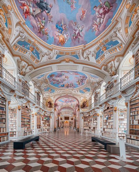 Admont Abbey Library Accidentally Wes Anderson