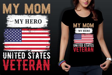 My Mom My Hero United States Veteran Graphic By Vector Shop 360 · Creative Fabrica
