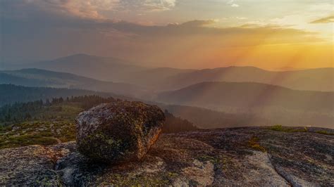 2560x1440 Rock Landscape Mountain Sunset Sky 5k 1440p Resolution Hd 4k