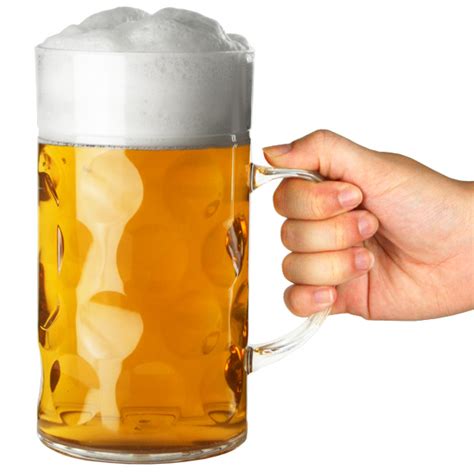 Ce Marked 2 Pint Plastic Beer Stein