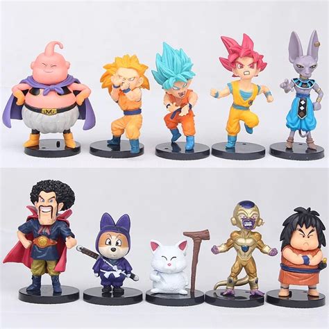 Dragon Ball Z Bonecos Karin Gama Hercule Pilaf Goku Son Vegeta Golden Anime Figura Bonecas Kit