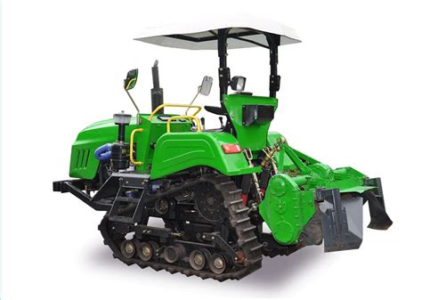 Compact Structure Farm Tractor Cultivator With 350mm Rubber Track Iso