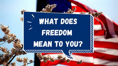 What Does Freedom Mean To You Make Your Voice Heard Future Majority