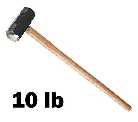 10 Lb Sledge Hammer W Wood Handle Kara Company Inc