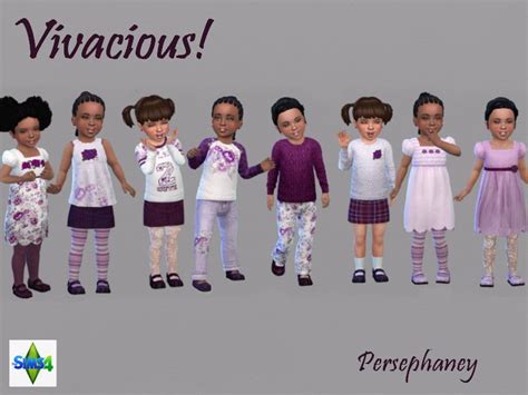 Vivacious A New Set For Toddler Girls Sims 4 Cc Kids Clothing Sims