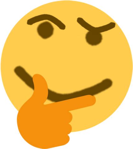 Download Thinking Emoji Discord Emoji Png Thinking Emoji Transparent - Thinking Meme ...