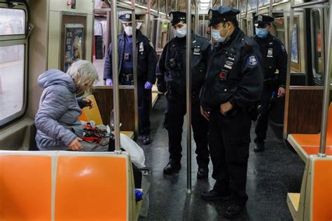 over one thousand nypd cops set to remove subway homeless