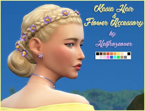 4 Sims Four Cas Sliders Hair Clothing Accessories And