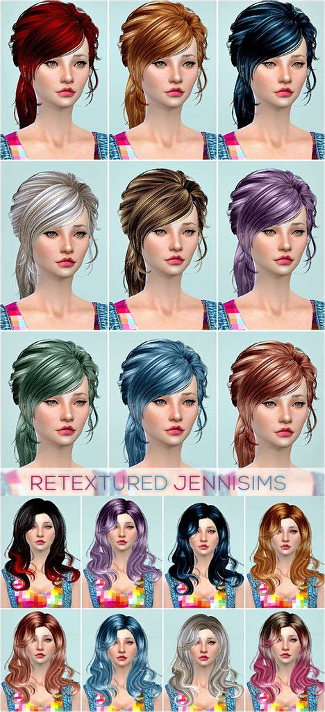 Jenni Sims Newsea`s Lucky Star Newsea`s Anthem Hairstyles Retextured