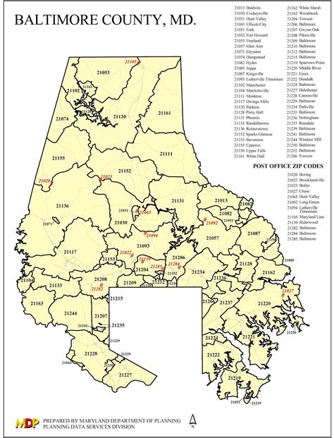 Baltimore Zip Code Map Maryland Gambaran