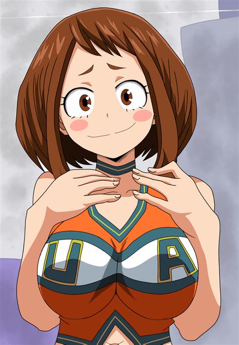 💟ochako Uraraka Cheerleader Fanart🎨💜 Rcommissions