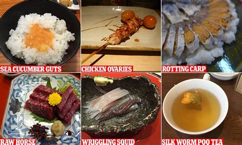 The Most Disgusting Japanese Delicacies Revealed Daily Mail Online