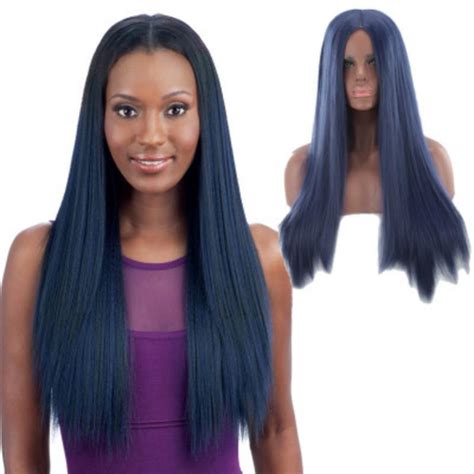 70cm queen black blue wigs harajuku anime cosplay wigs heat resistant long straight synthetic