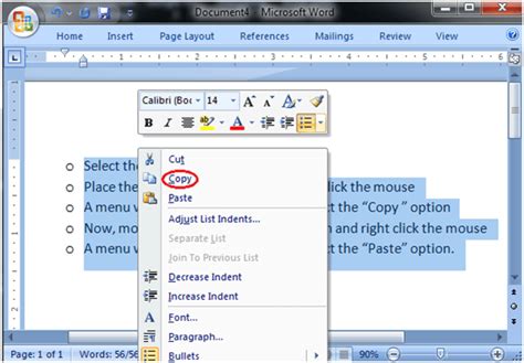 how to copy and paste text in ms word ncert books