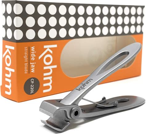 kohm ingrown toenail clippers for thick nails 5 long kp 700 heavy duty stainless