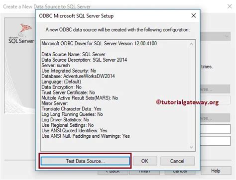 How To Create ODBC Connection For Windows