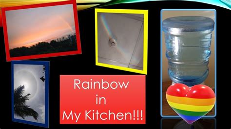 How To Make Rainbow At Home How To Create Rainbow At Home Science