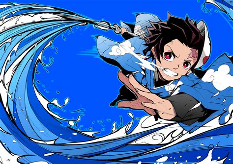 Blue Anime Aesthetic Demon Slayer Anime Wallpaper Hd