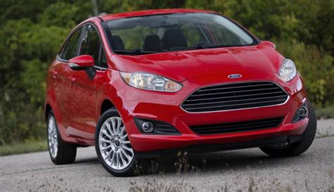 Ford Reveals Face Lifted Fiesta 4 Door The Detroit Bureau